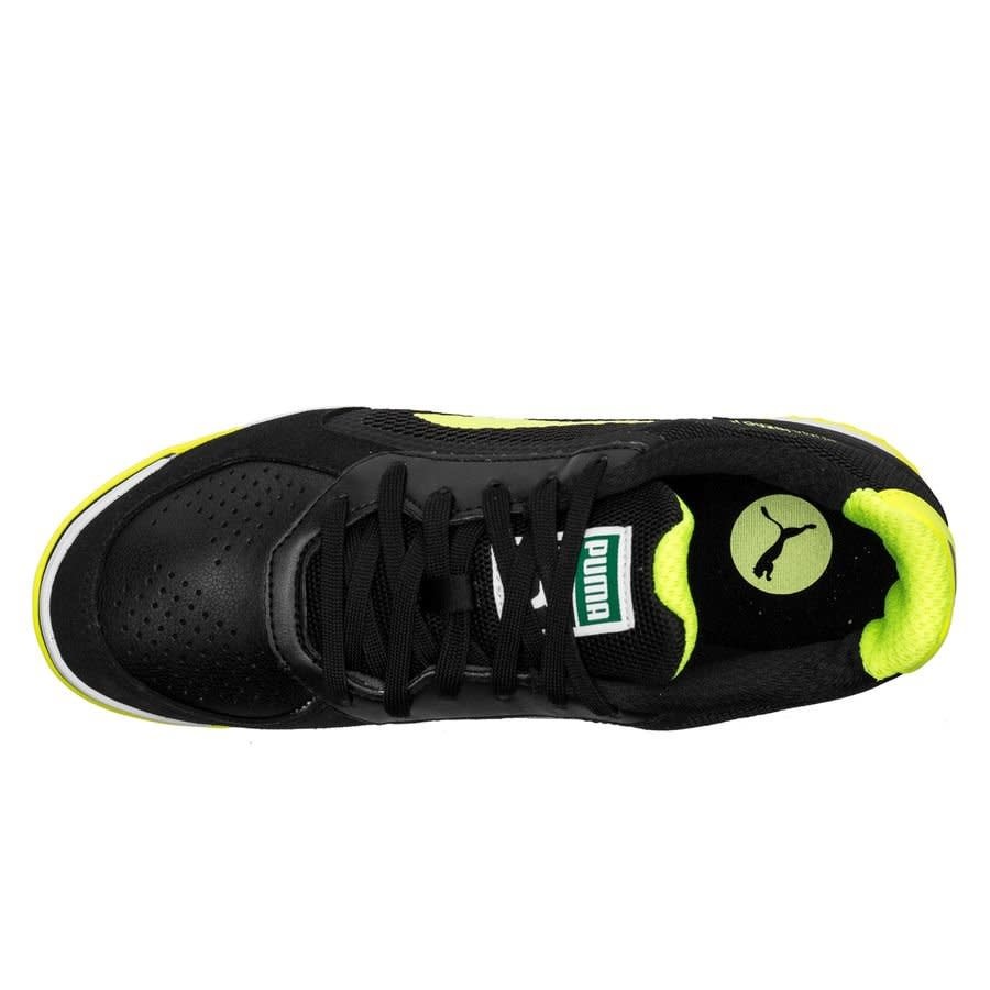 Puma Ibero II Indoor Shoes -Black / Yellow Alert / White