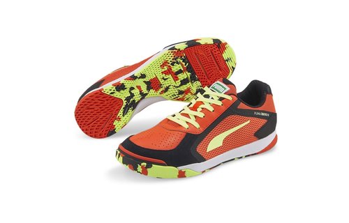 Puma Ibero II Indoor Shoes -Chery Tomato / Black / Fizzy Light