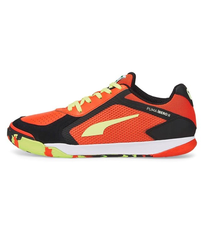 Puma Puma Ibero II Indoor Shoes -Chery Tomato / Black / Fizzy Light