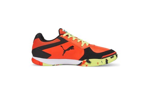 Puma Ibero II Indoor Shoes -Chery Tomato / Black / Fizzy Light