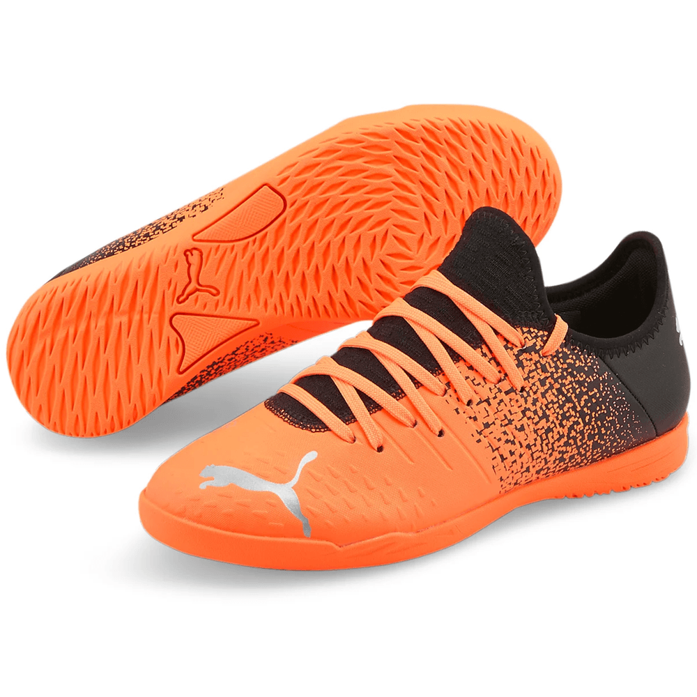 La ciudad Nabo elegante Puma Puma Jr Future Z 4.3 IT Indoor Shoes - Neon Citrus / Diamond Silver /  Black - Soccerium