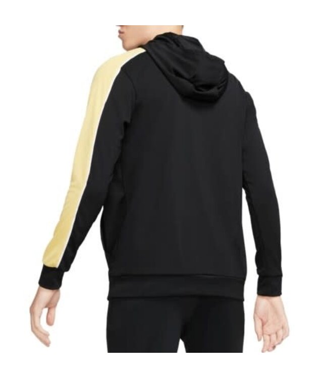 Nike Nike Dri-FIT Academy Soccer Hoodie - Black / Saturn Gold