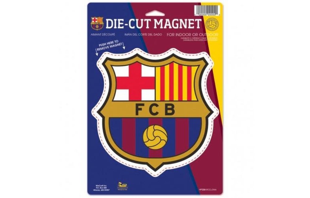 Wincraft FC Barcelona 6 x 9 Die Cut Magnet