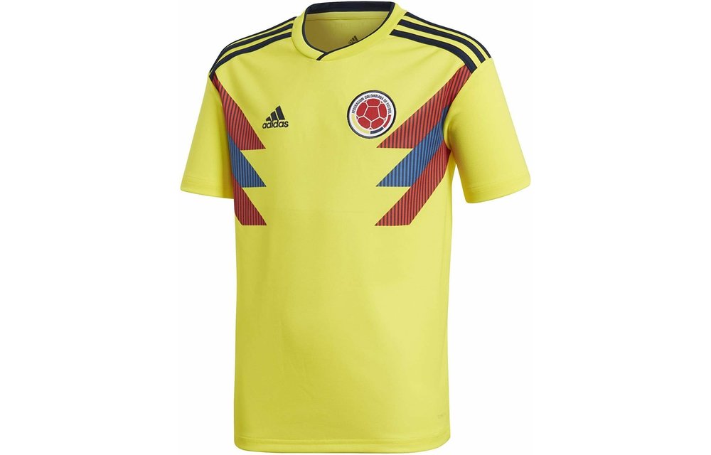 adidas Colombia 2018 Youth Home Jersey - Yellow