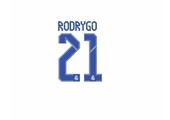 Rodrygo # 21 Real Madrid 21/22 Away - Third  Nameset