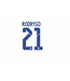 Uni-Sport Rodrygo # 21 Real Madrid 21/22 Away - Third  Nameset