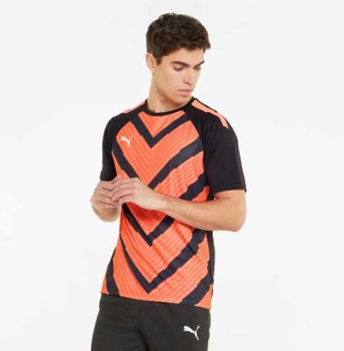 Puma DryCell teamLiga Graphic Training Jersey - Black / Neon Citrus -  Soccerium