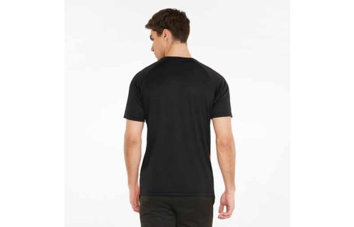 Puma DryCell teamLiga Graphic Training Jersey - Black / Neon Citrus