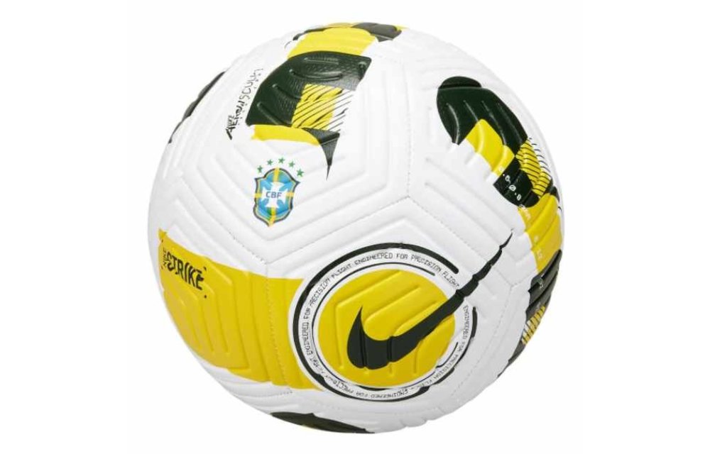 Nike CBF Brazil Brasil 22/23 Strike Soccer Ball -White / Yellow Soccerium