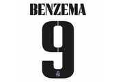 Benzema # 9 Real Madrid 22/23 Home / Away  Nameset