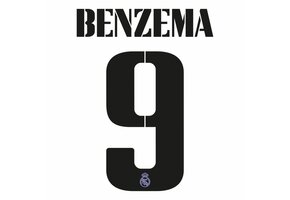 Benzema # 9 Real Madrid 22/23 Home / Away  Nameset
