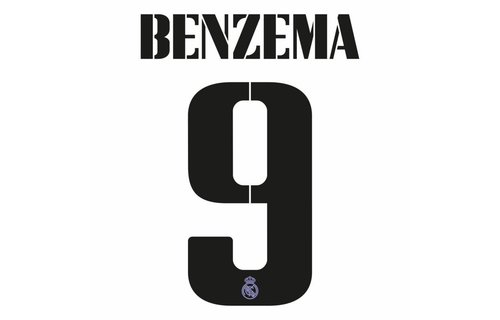 Benzema # 9 Real Madrid 22/23 Home / Away  Nameset