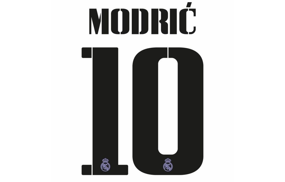 Modric # 10 Real Madrid 22/23 Home / Away Nameset