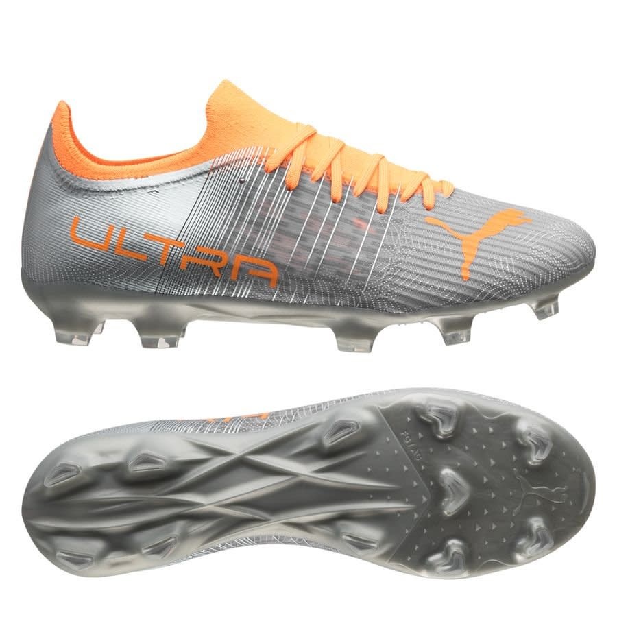 Puma Ultra 3.4 FG/AG - Diamond Silver / Citrus