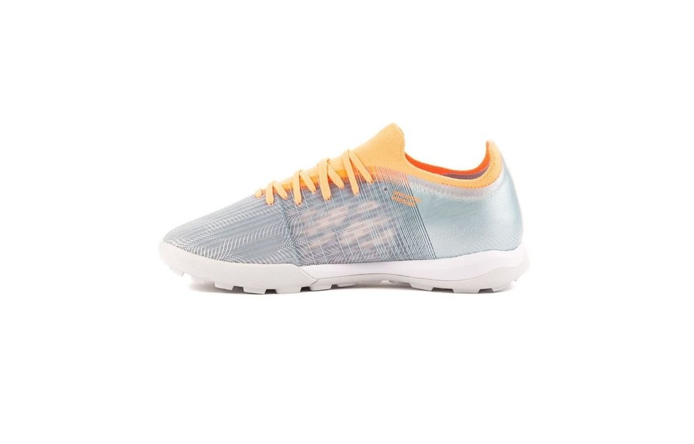 Puma Ultra 3.4 TT Turf Shoes - Diamond Silver / Neon Citrus