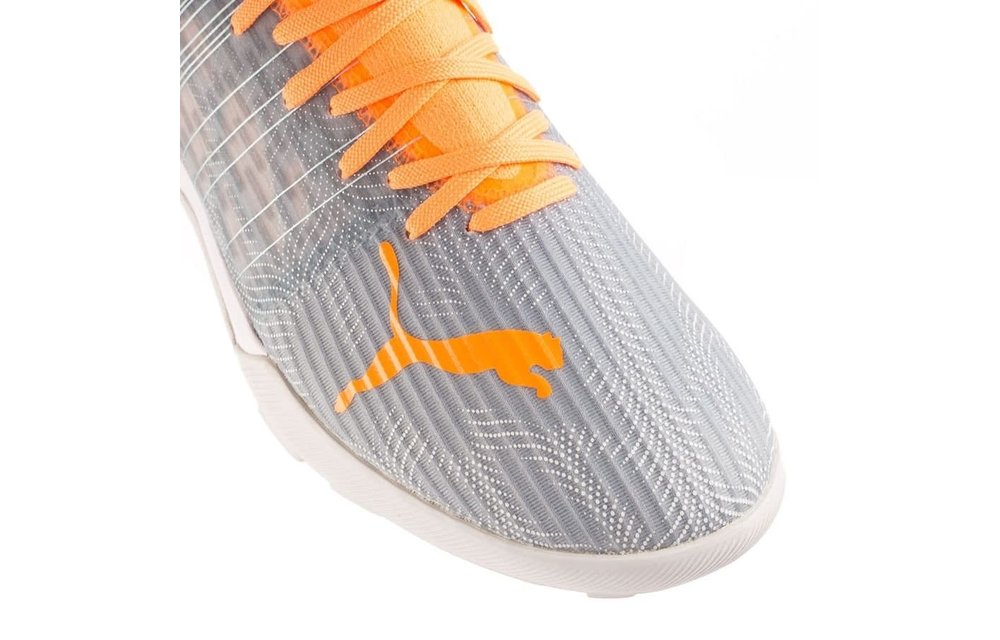 Puma Ultra 3.4 TT Turf Shoes - Diamond Silver / Neon Citrus