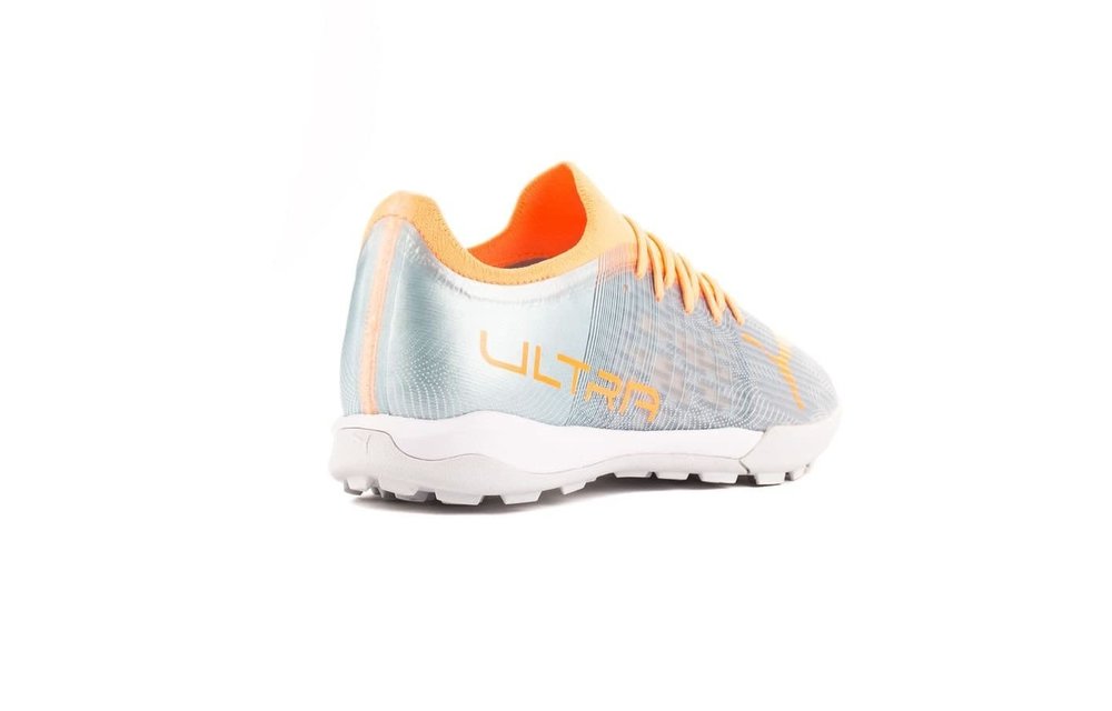 Puma Ultra 3.4 TT Turf Shoes - Diamond Silver / Neon Citrus