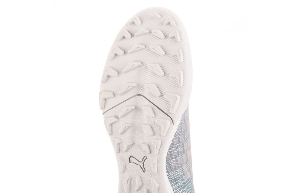 Puma Ultra 3.4 TT Turf Shoes - Diamond Silver / Neon Citrus