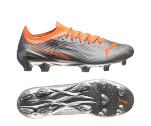 Puma ULTRA 2.4 FG AG Mens Soccer Cleats Shoes Diamond Silver Size 11.5 Messi New Puma Ultra 2.4 FG/AG - Diamond Silver/Neon Citrus - Mens  main image 4