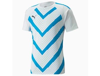 Puma DryCell teamLiga Graphic Training Jersey - White /Ocean Dive