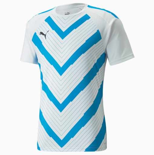 Puma DryCell teamLiga Graphic Training Jersey - White /Ocean Dive