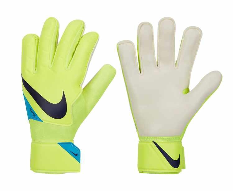 Nike Match Goalkeeper Gloves - Volt/Blackened Blue
