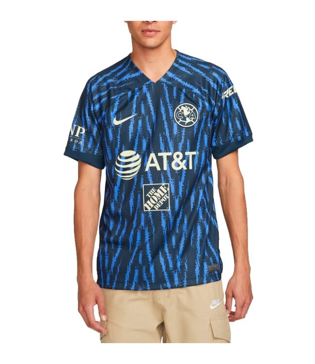 Nike Nike 2022-23 Club America Away Jersey - Armory Navy/ Lemon