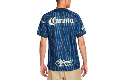 Nike 2022-23 Club America Away Jersey - Armory Navy/ Lemon