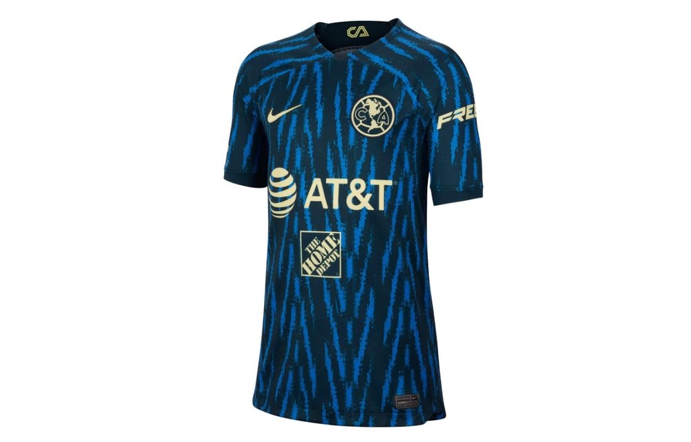 Nike 2022-23 Club America Youth Away Jersey - Navy