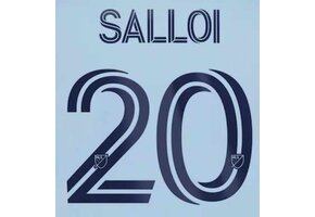 Salloi # 20 Sporting Kansas City 2021 Home  Adult Nameset