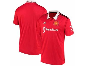 adidas 2022-23 Manchester United Home Jersey - Red / White