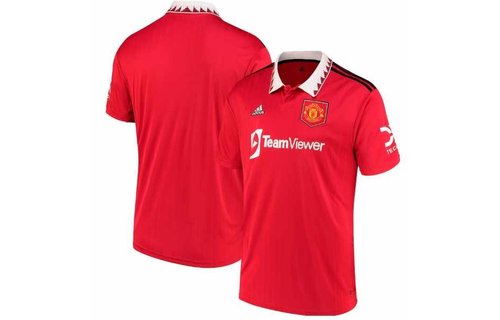 adidas 2022-23 Manchester United Home Jersey - Red / White