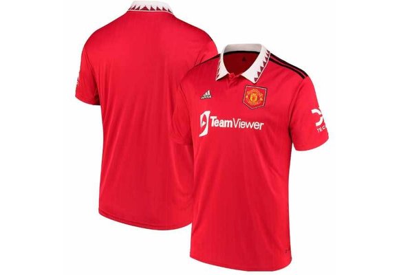 Red adidas Manchester United FC 2022/23 Home Shirt