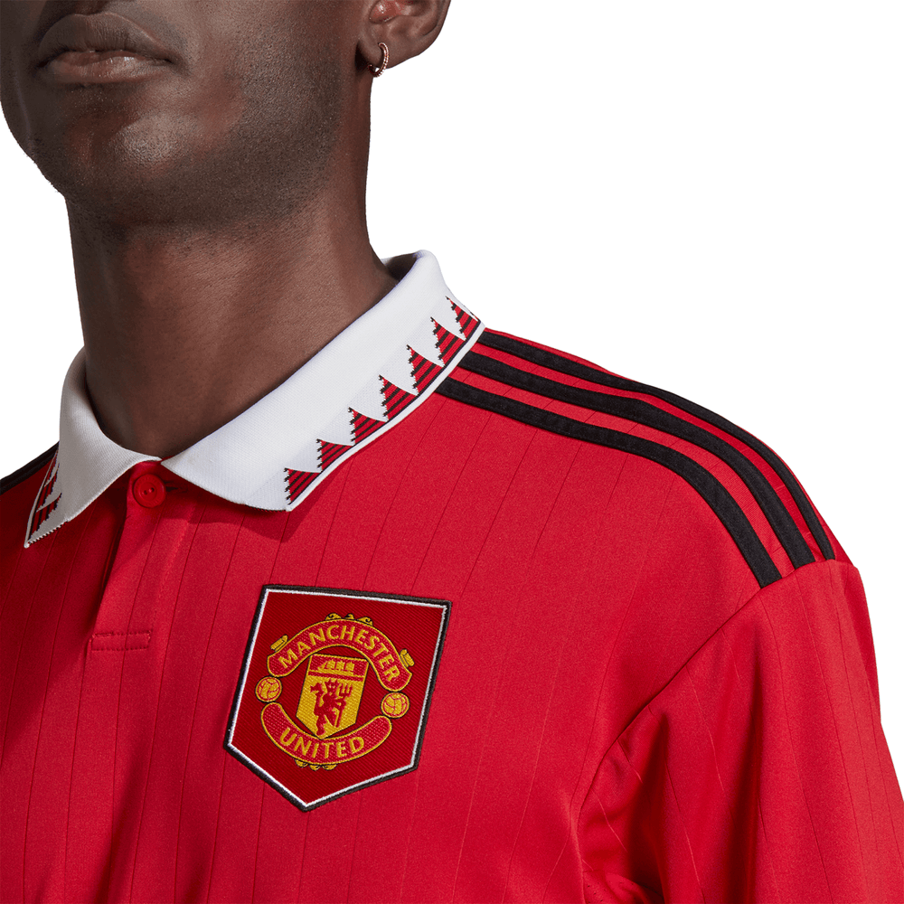adidas 2022-23 Manchester United Home Jersey - Red / White