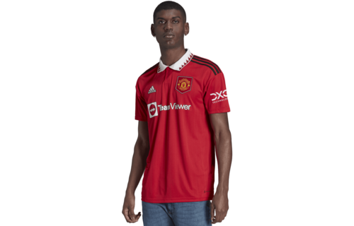 adidas 2022-23 Manchester United Home Jersey - Red / White