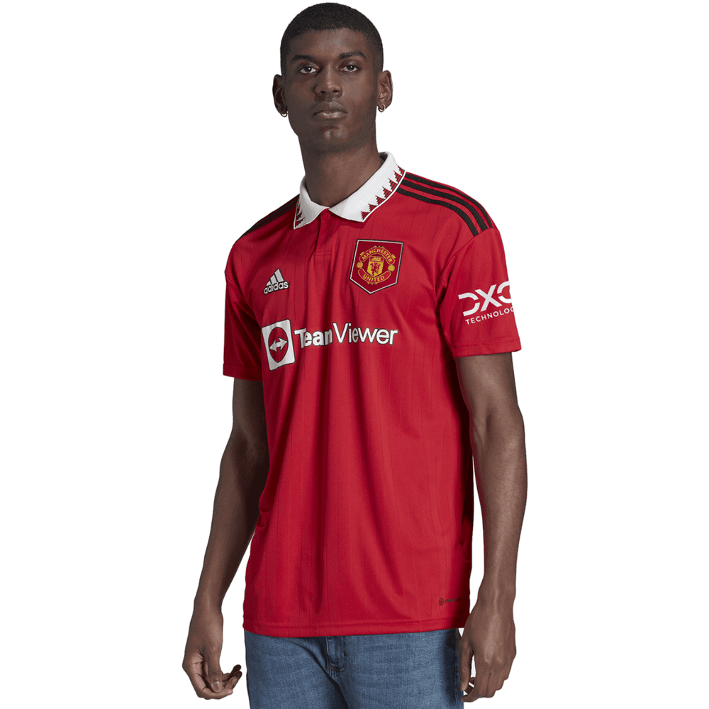 adidas 2022-23 Manchester United Home Jersey - Red / White
