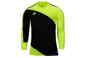 adidas Youth Squadra 21 Long Sleeve Goalkeeper Jersey - Volt/Black