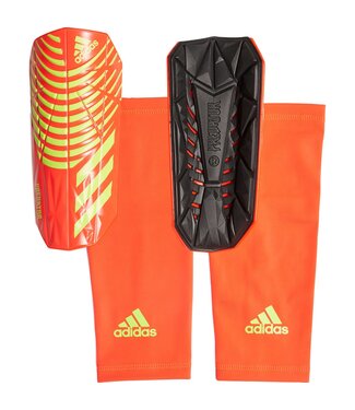 adidas adidas Predator  22 League Shin Guards - Solar Red
