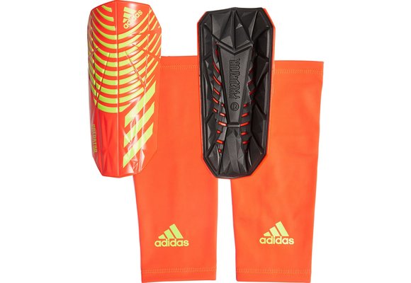 adidas Predator  22 League Shin Guards - Solar Red