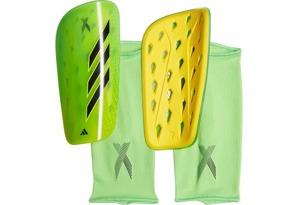 adidas X  22 League Shin Guards - Solar Green