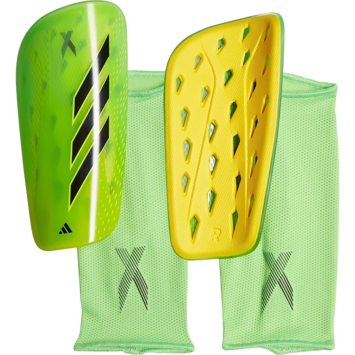 adidas X  22 League Shin Guards - Solar Green