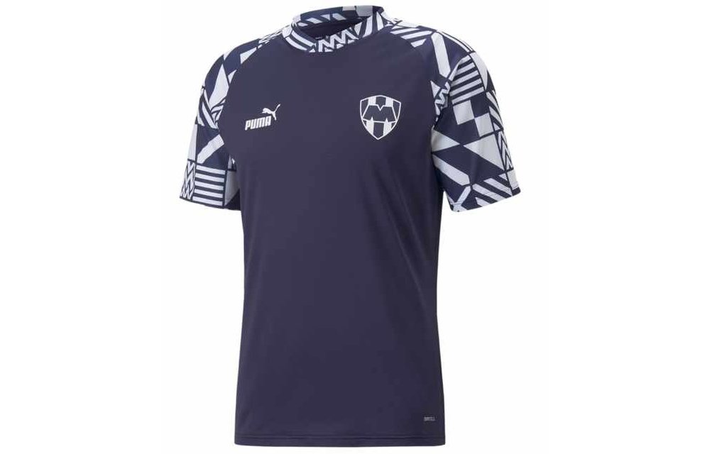 Puma Monterrey 2022 - 23 FtblCore Soccer Tee Shirt -Peacoat/White