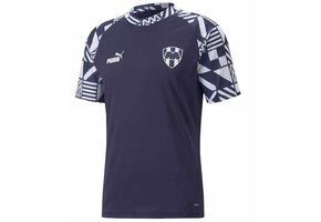 Puma C. F. Monterrey 2022 - 23  Prematch Mens Soccer Jersey - Peacoat/White