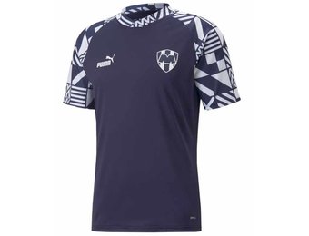 Puma C. F. Monterrey 2022 - 23  Prematch Mens Soccer Jersey - Peacoat/White
