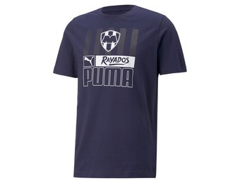 Puma Monterrey 2022 - 23 FtblCore Soccer Tee Shirt -Peacoat/White