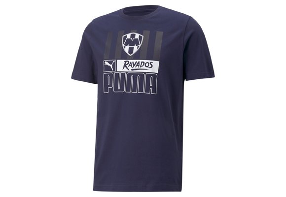 Puma Monterrey 2022 - 23 FtblCore Soccer Tee Shirt -Peacoat/White