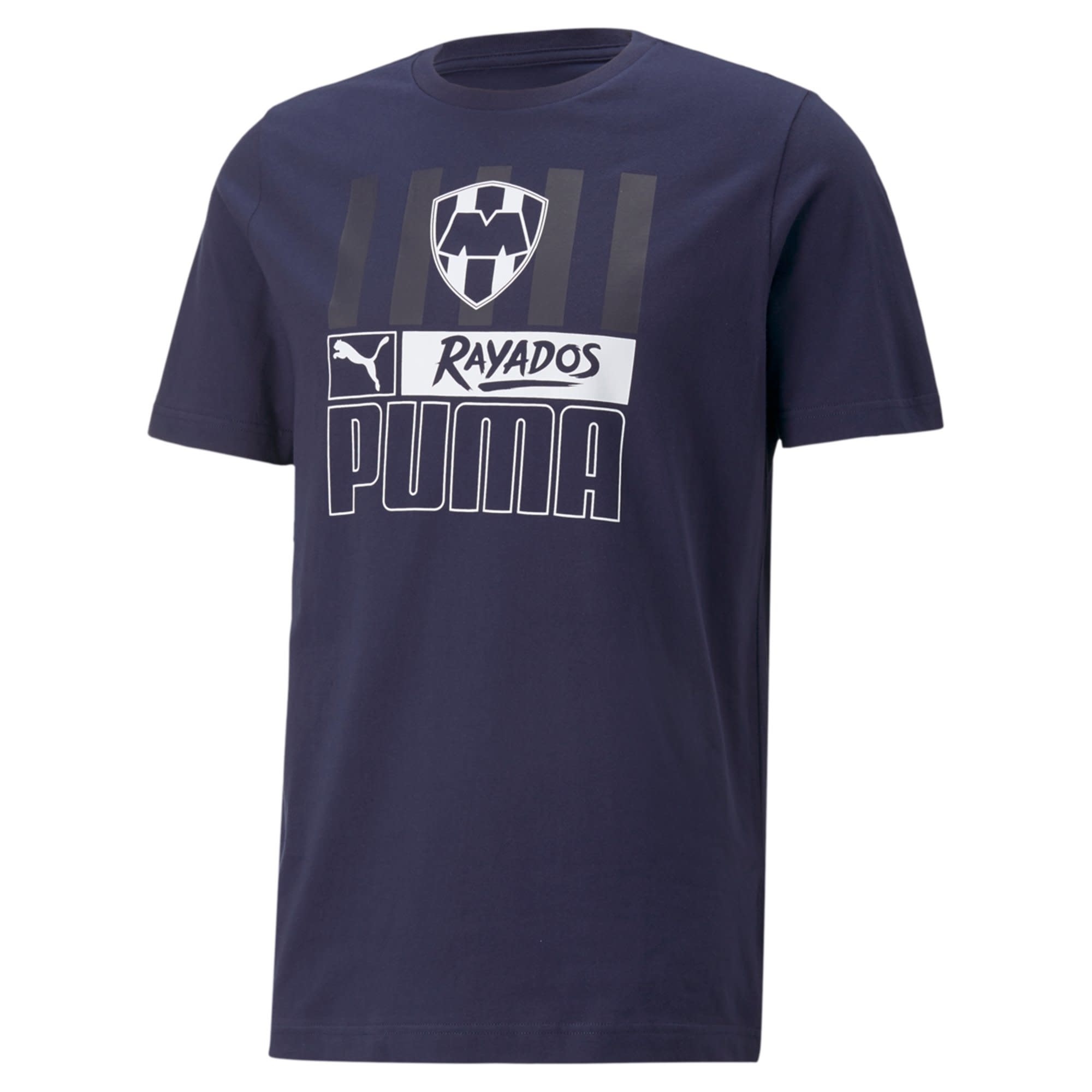 Puma Monterrey 2022 - 23 FtblCore Soccer Tee Shirt -Peacoat/White