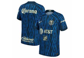 Nike 2022-23 Club America Away Jersey - Armory Navy/ Lemon