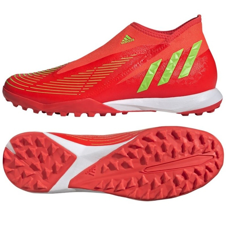 adidas Predator Edge   .3  Laceless TF Turf   Solar Red