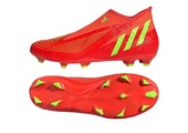 adidas Predator Edge   .3  LL Laceless FG - Solar Red